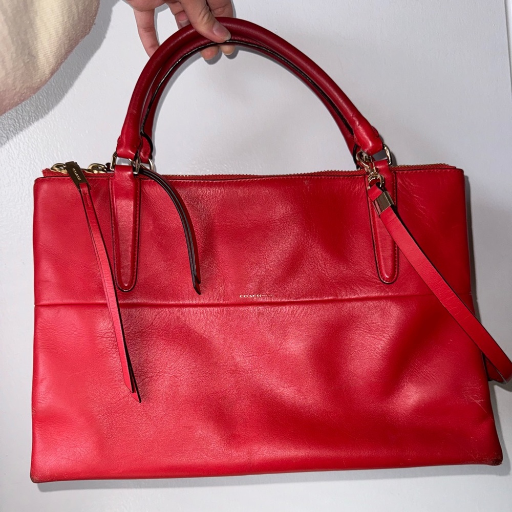 Coral Coach Purse